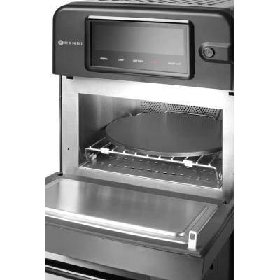 Vysokorychlostní pečící trouba CombiTurbo, HENDI, 18L, Černá, 230V/3000W, 402x735x(H)608mm | 281277